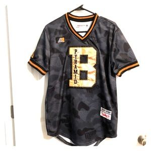 black and gold baseball jersey